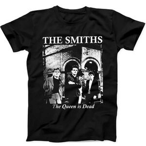 The Smiths The Queen Is Dead Punk Band Music Gift Tee Black T Shirt